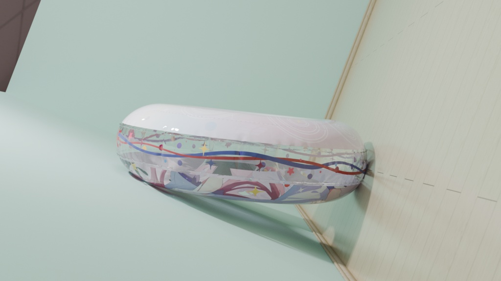 【予約頒布】 暁美ほむら & 少女まどか マギカ 150cm 浮き輪