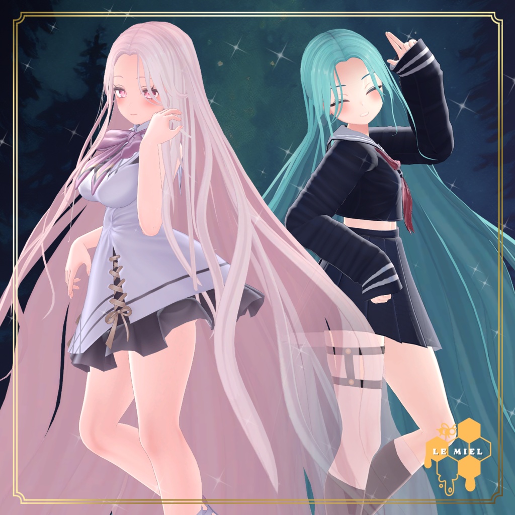 【PB対応】 Diana Long Hair VRC用