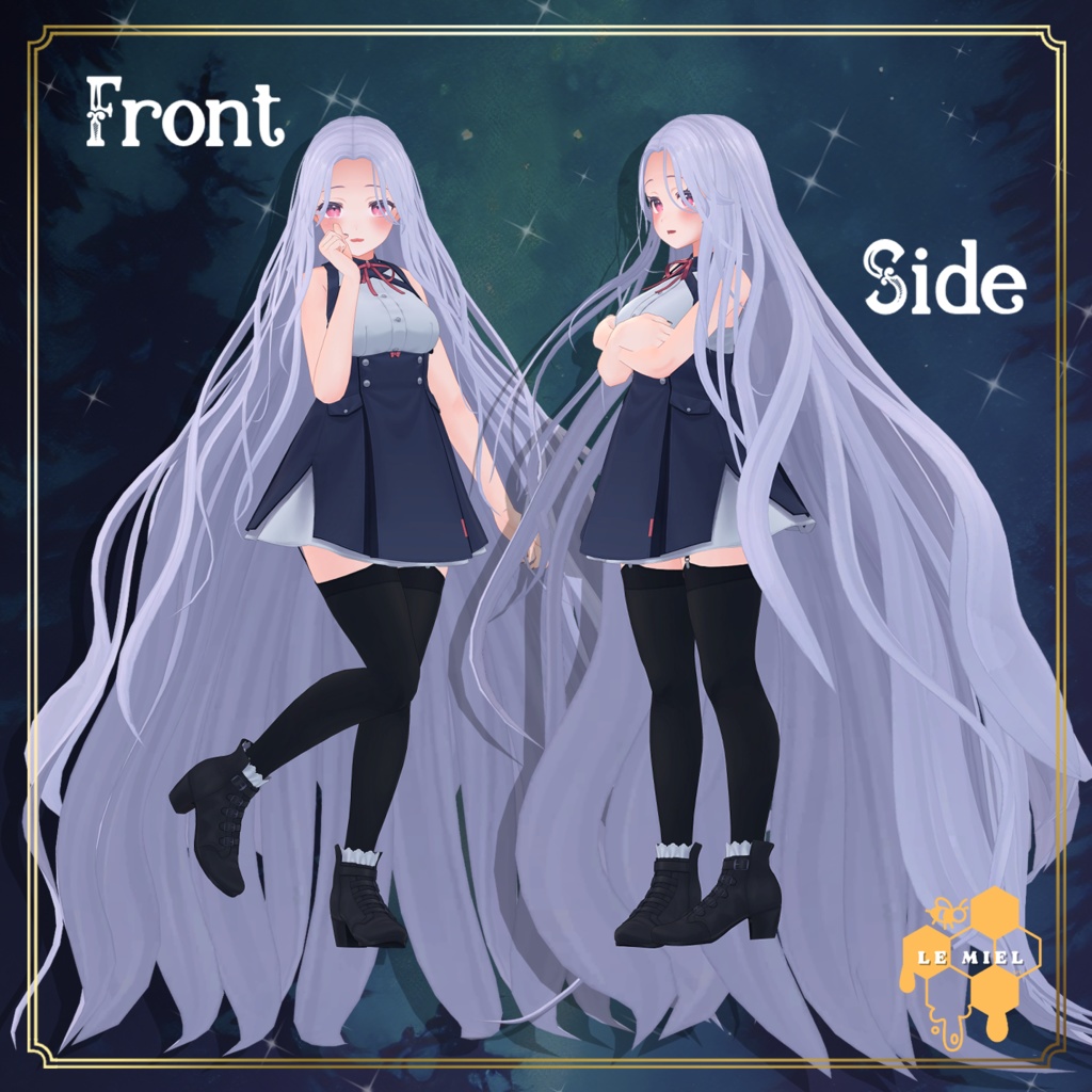 【PB対応】 Diana Long Hair VRC用