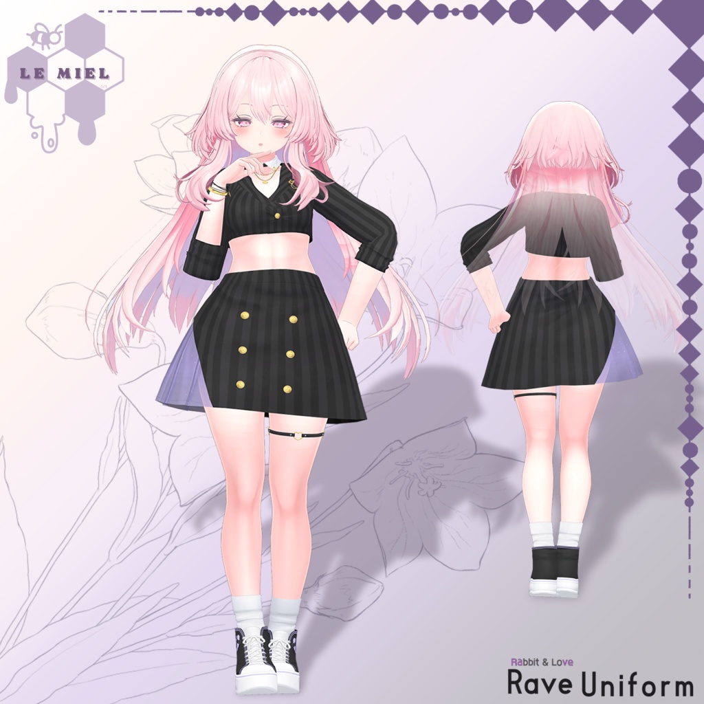 【PB対応】 Rave_Uniform VRC用