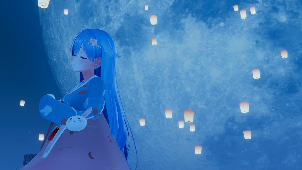 【PB対応】 Kikyo Rabbit Hanbok VRC用