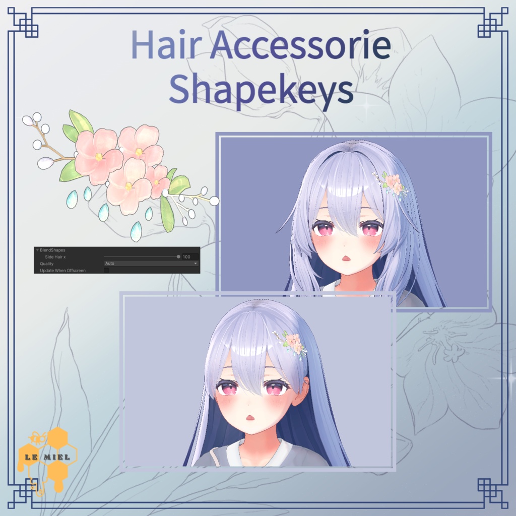 【PB対応】 Kikyo Rabbit Hanbok VRC用