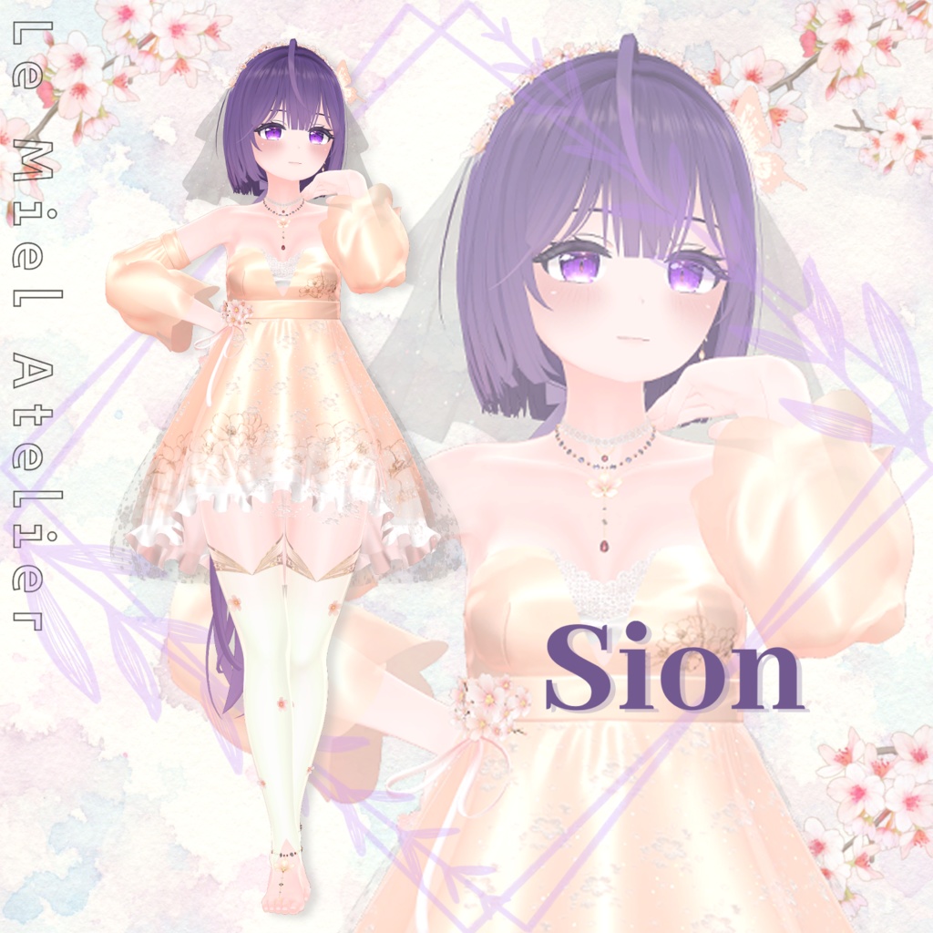 【9アバター対応】🌸Flower Fairy_Cherry Blossom