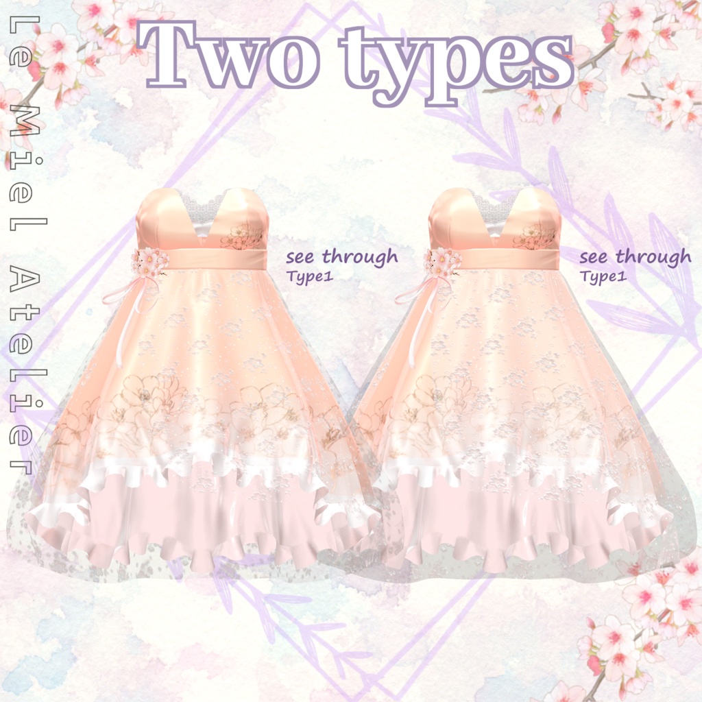 【9アバター対応】🌸Flower Fairy_Cherry Blossom