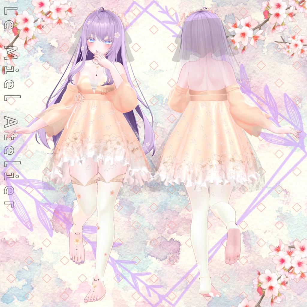 【9アバター対応】🌸Flower Fairy_Cherry Blossom
