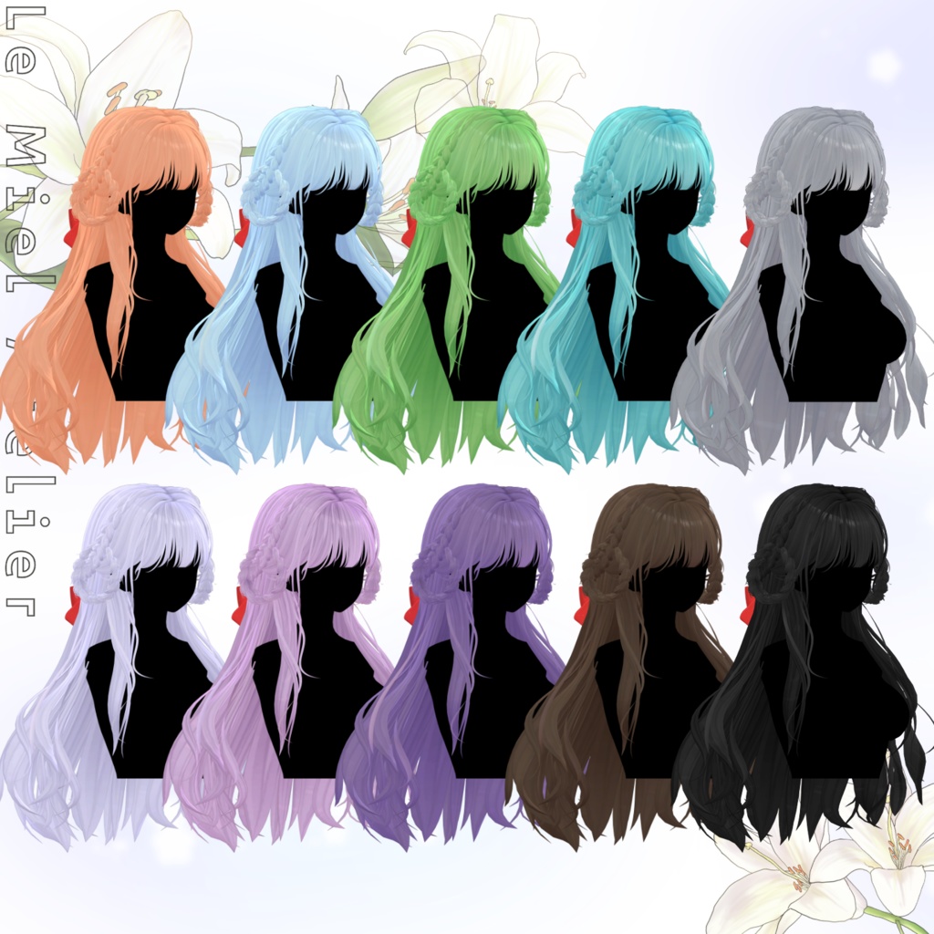 【17アバター対応】Lily Hair ft. Melty Lily💙