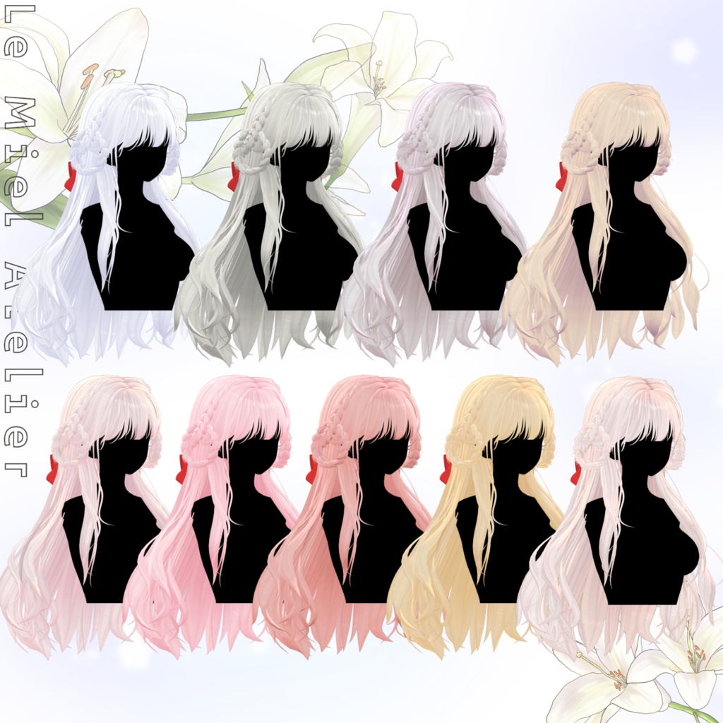 【17アバター対応】Lily Hair ft. Melty Lily💙