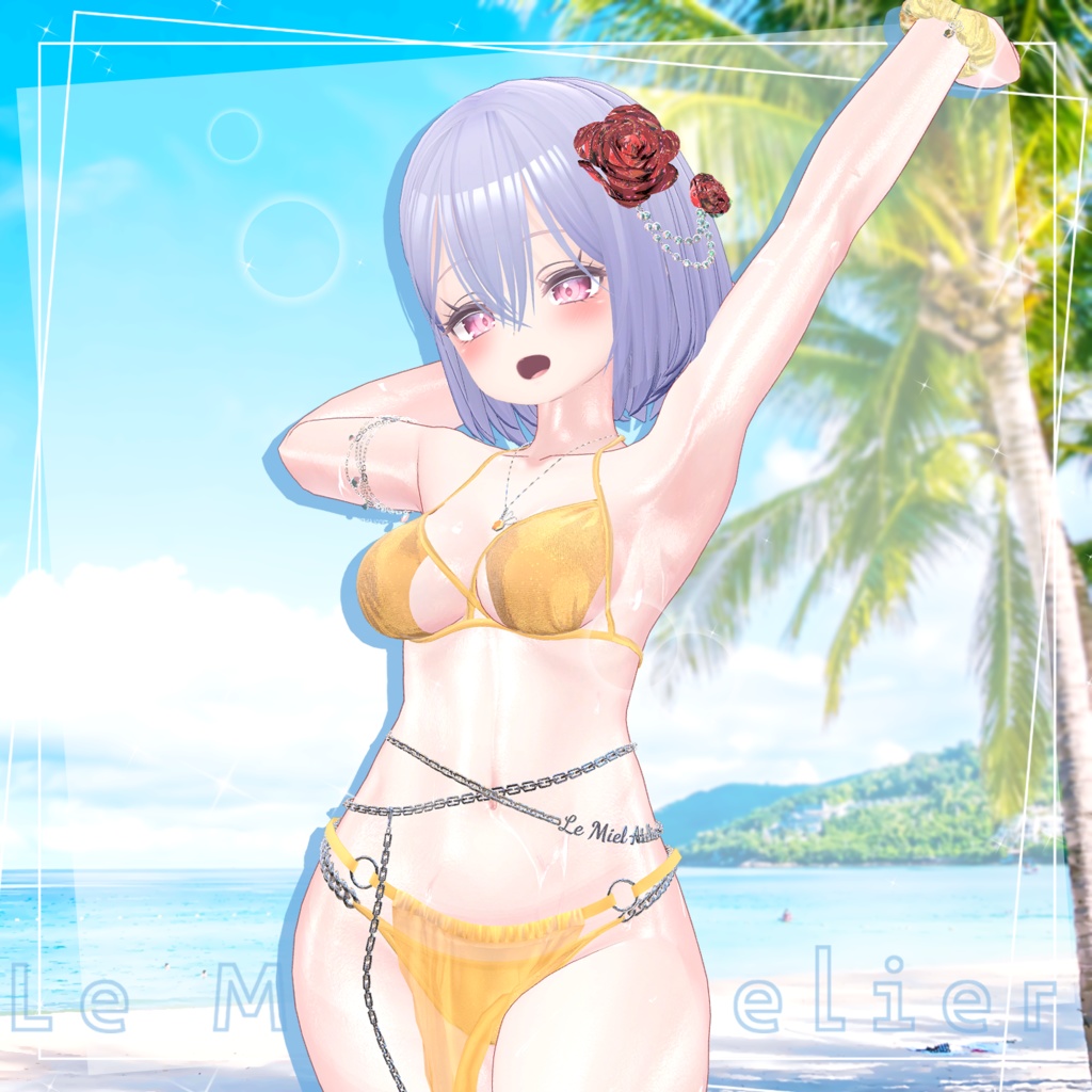 🏝️【10アバター対応】Bikini 『Amor_アモル』