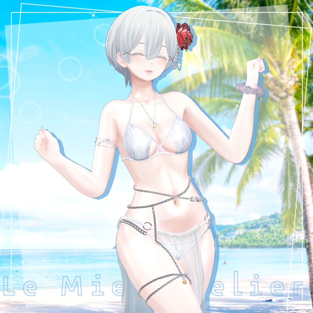 🏝️【10アバター対応】Bikini 『Amor_アモル』