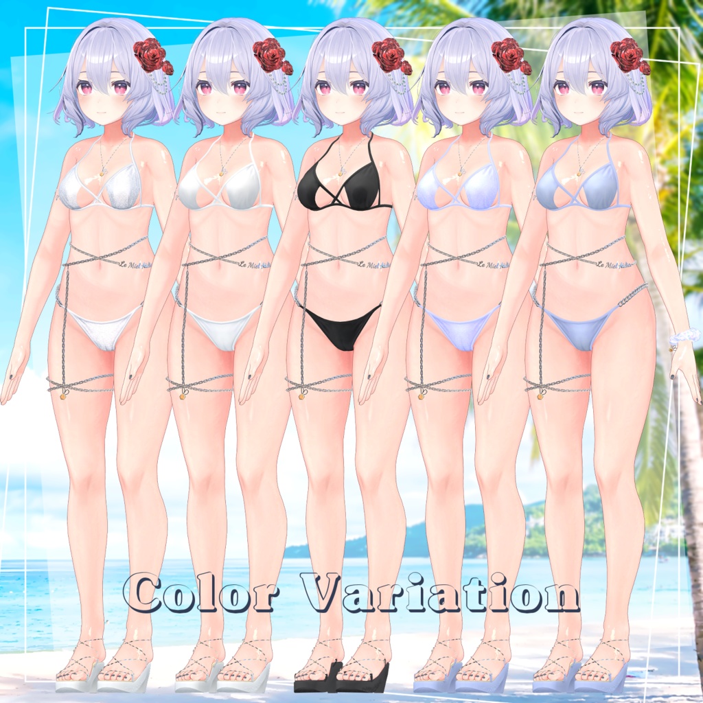 🏝️【10アバター対応】Bikini 『Amor_アモル』