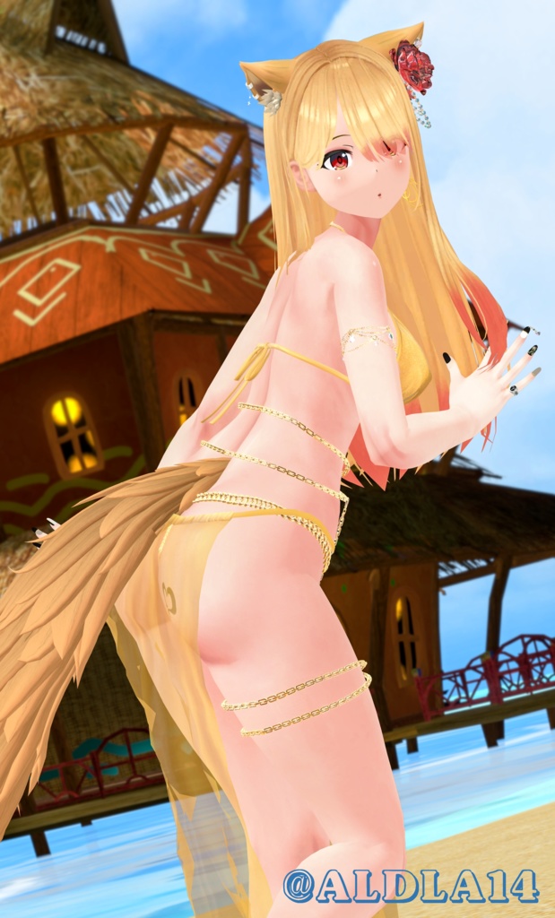 🏝️【10アバター対応】Bikini 『Amor_アモル』