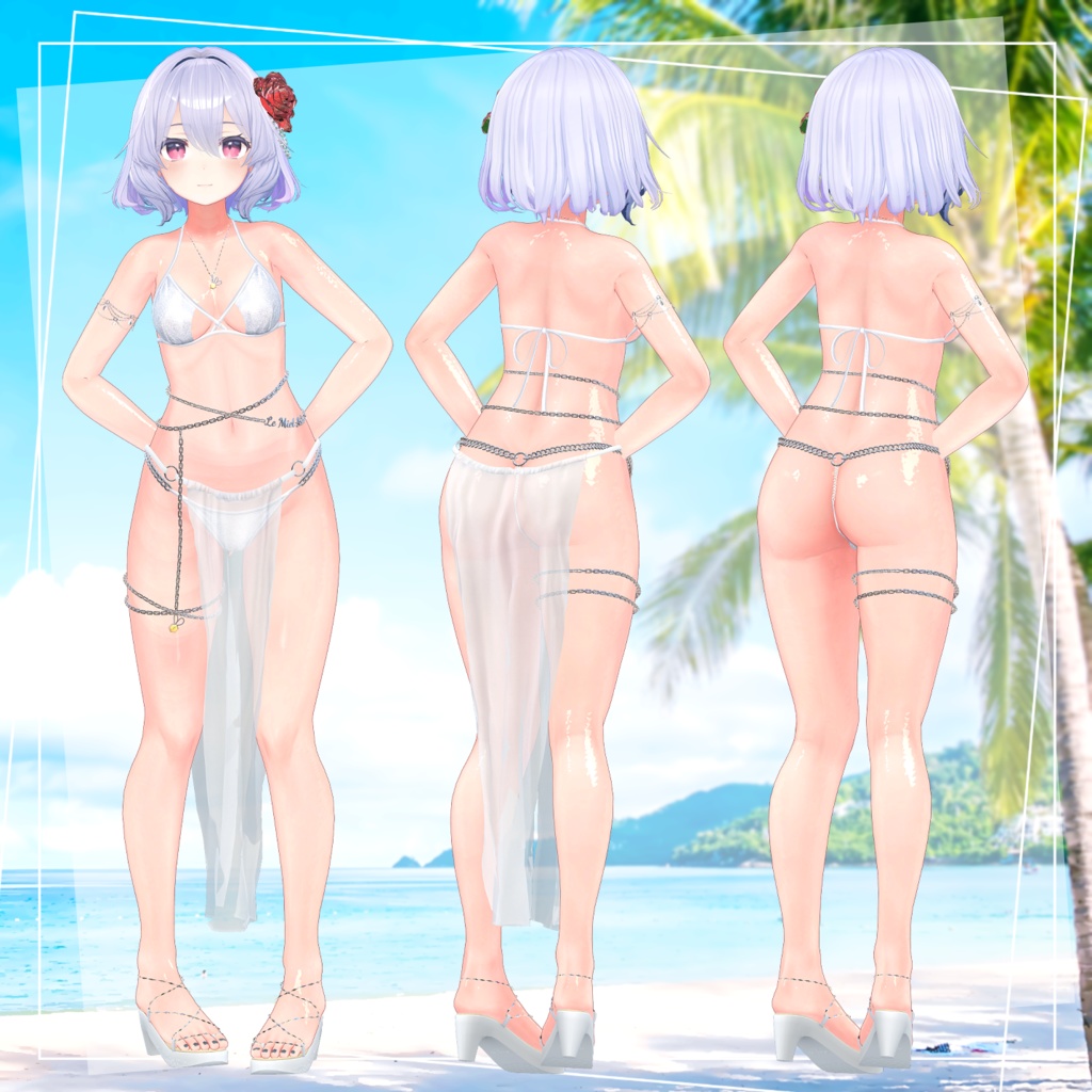 🏝️【10アバター対応】Bikini 『Amor_アモル』