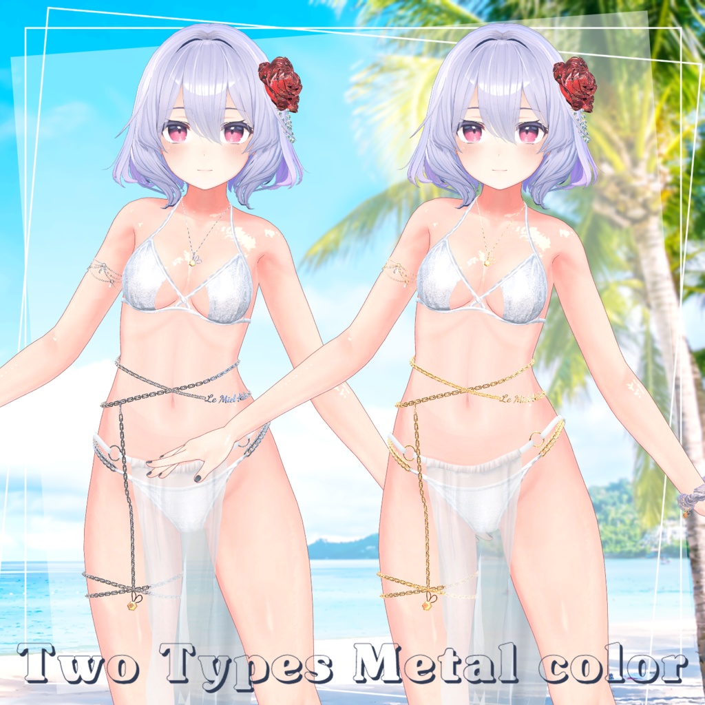 🏝️【10アバター対応】Bikini 『Amor_アモル』