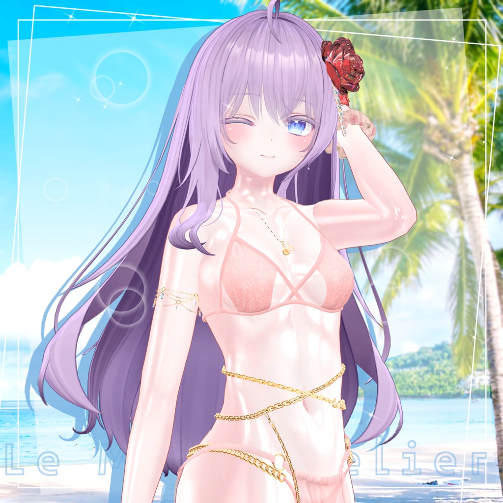 🏝️【10アバター対応】Bikini 『Amor_アモル』