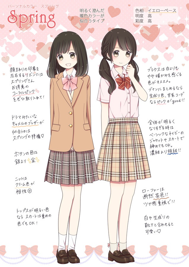 制服イメージコンサルティング パーソナルカラーと骨格診断に基づく制服着こなしガイド【同人誌版】
