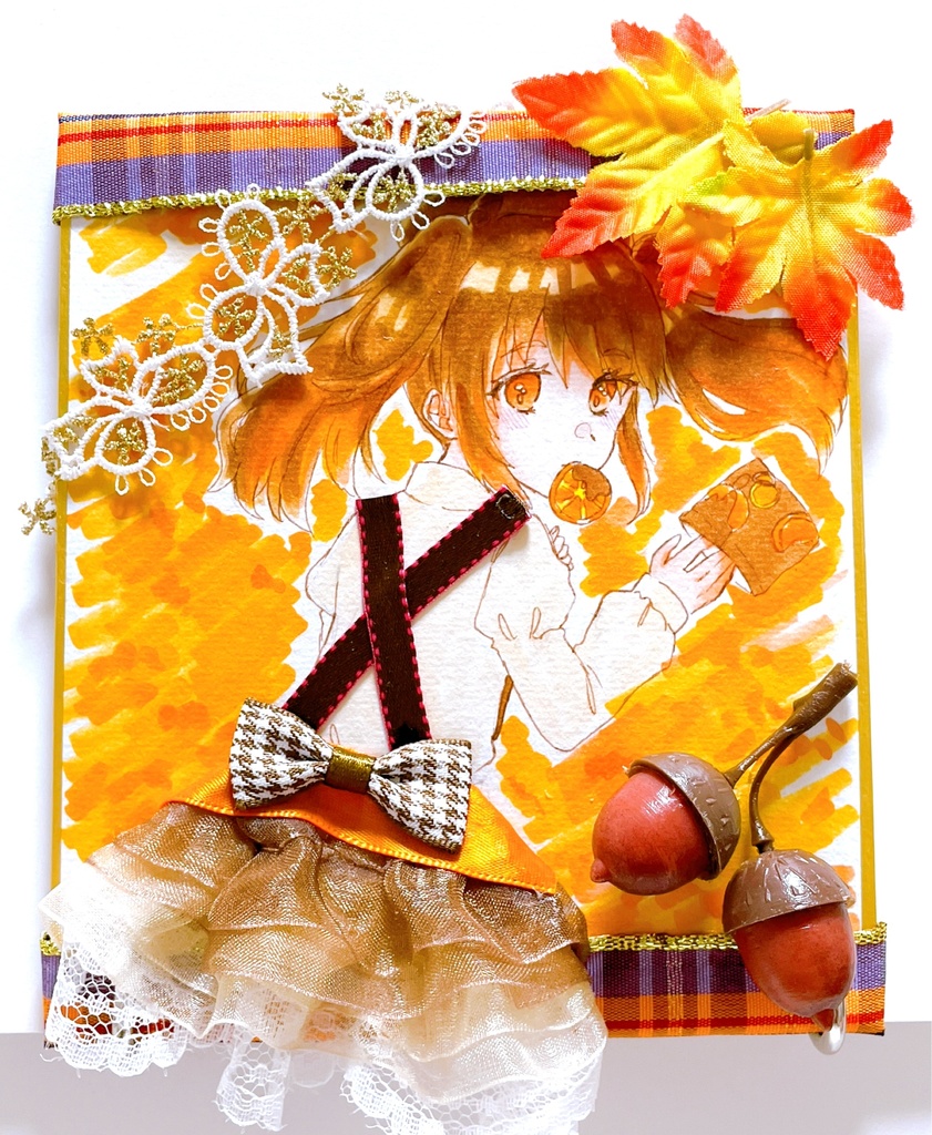 オリジナル色紙原画