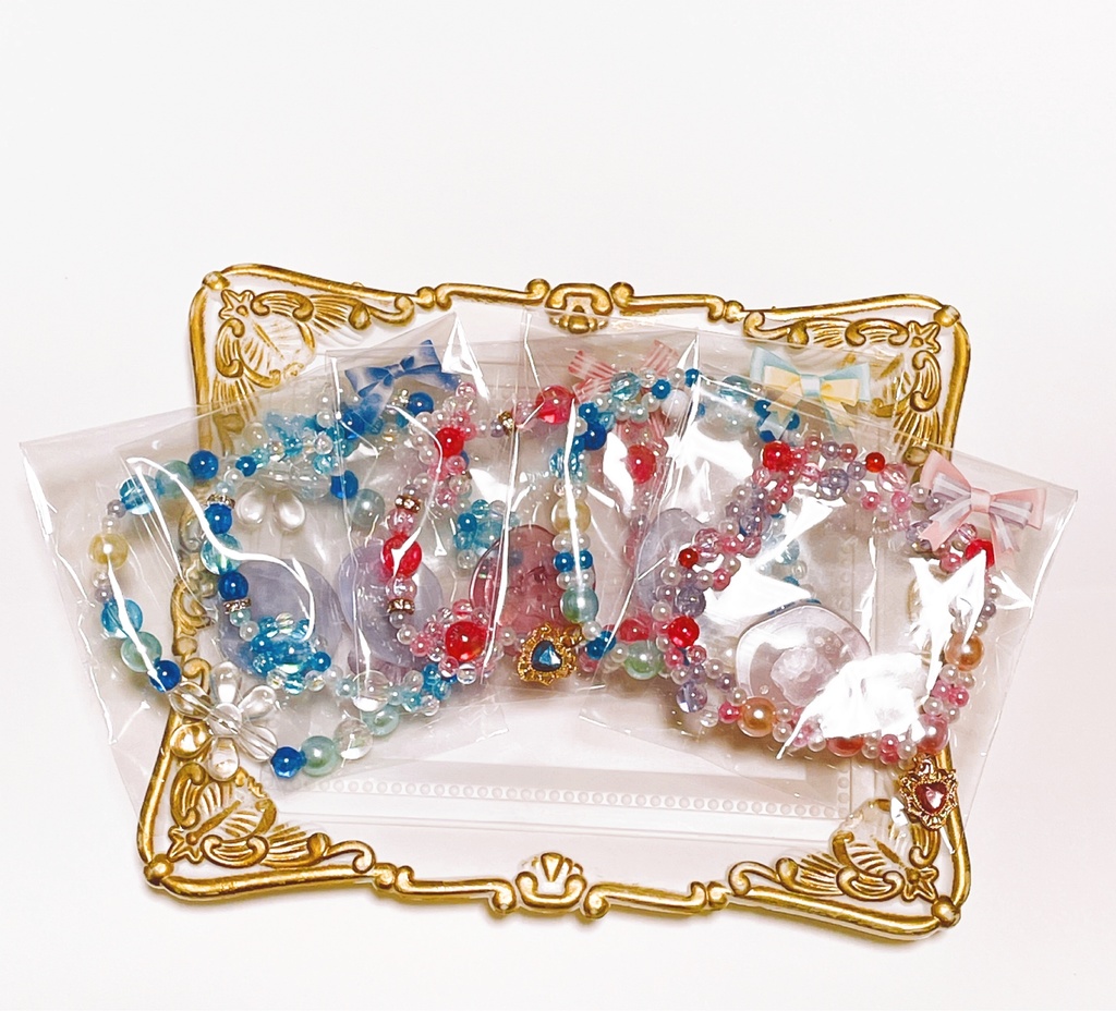 【ハンドメイド】ビーズブレスレット