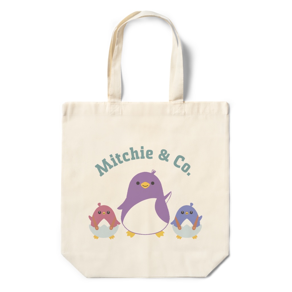 再生の道　みっちー＆こみっちー　エコバッグ