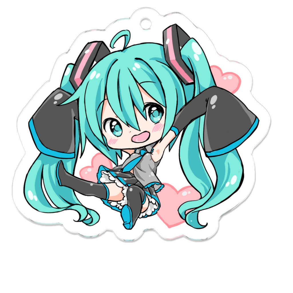 ハートミクアクキー 2-サイズ