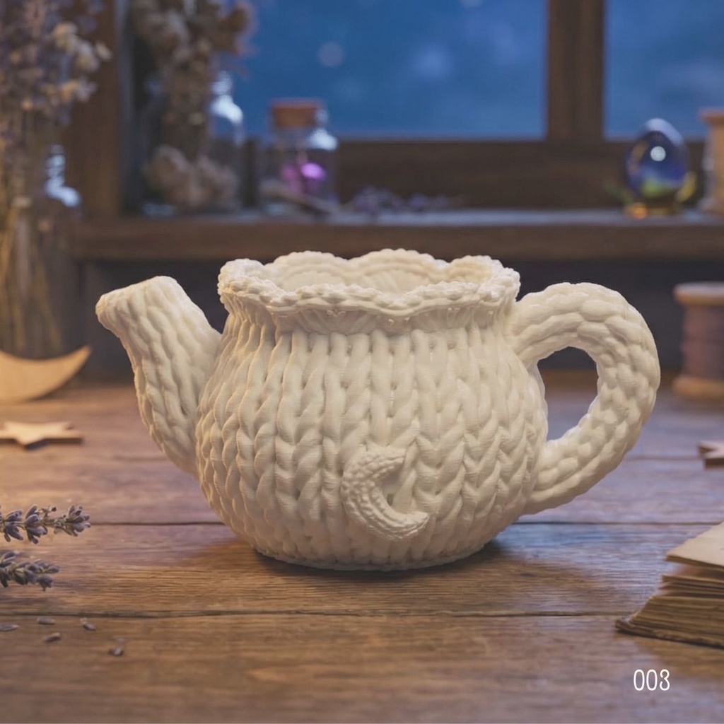 🤍夢見るティーポット ― 月あかりのホワイト