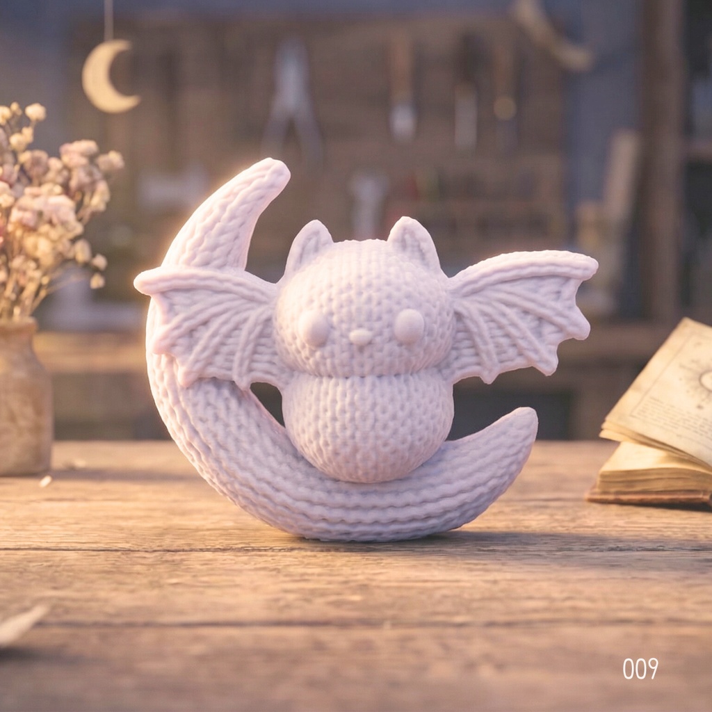 毛糸のこうもりちゃん ― 月影ラベンダー