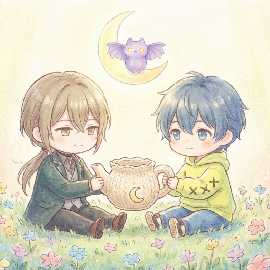 ☕ 夢見るティーポット — 紅藤色 —