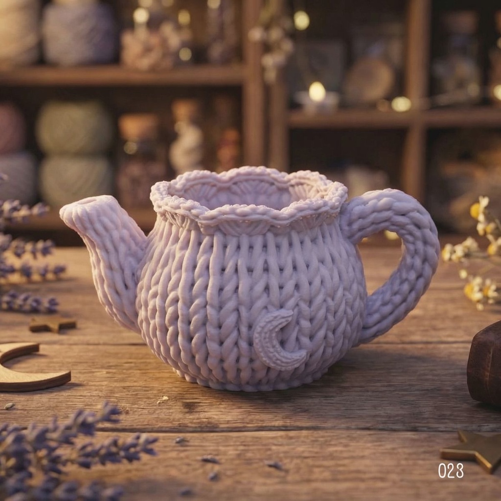 ラベンダー色の夢を淹れるティーポット 023