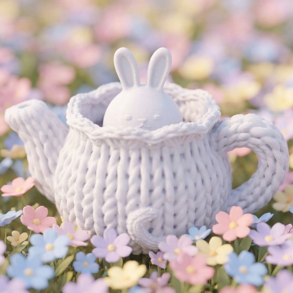 ラベンダー色の夢を淹れるティーポット 023