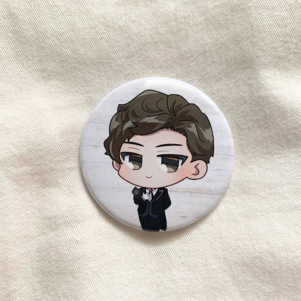 静謐なる執事・相馬　缶バッジ