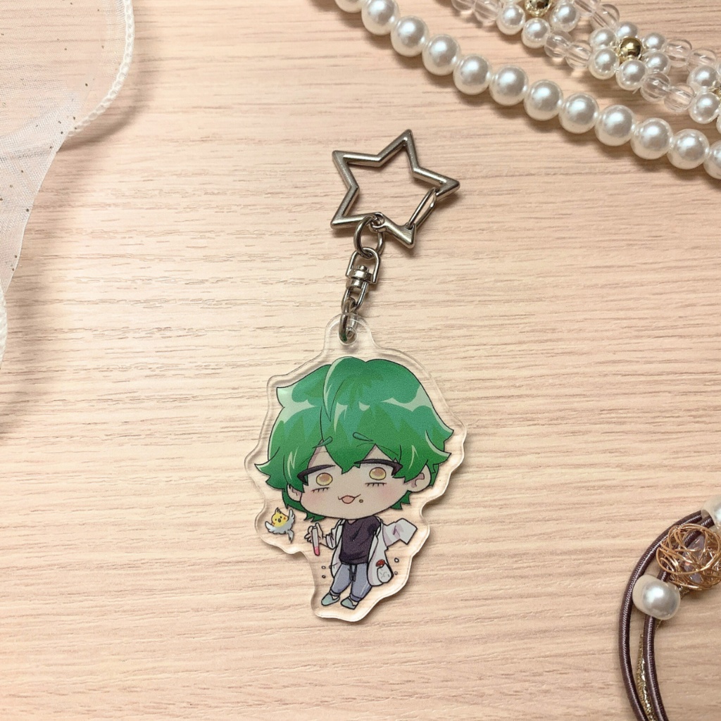 境界を越える研究者・竹井　アクリルキーホルダー