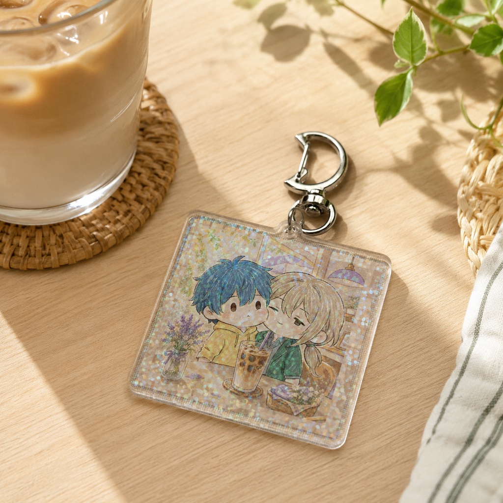 レインとそらのひと夏【全8アイテムセット】|シール・メモ帳・アクキー入り