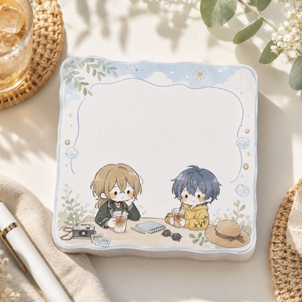 レインとそらのひと夏【全8アイテムセット】|シール・メモ帳・アクキー入り