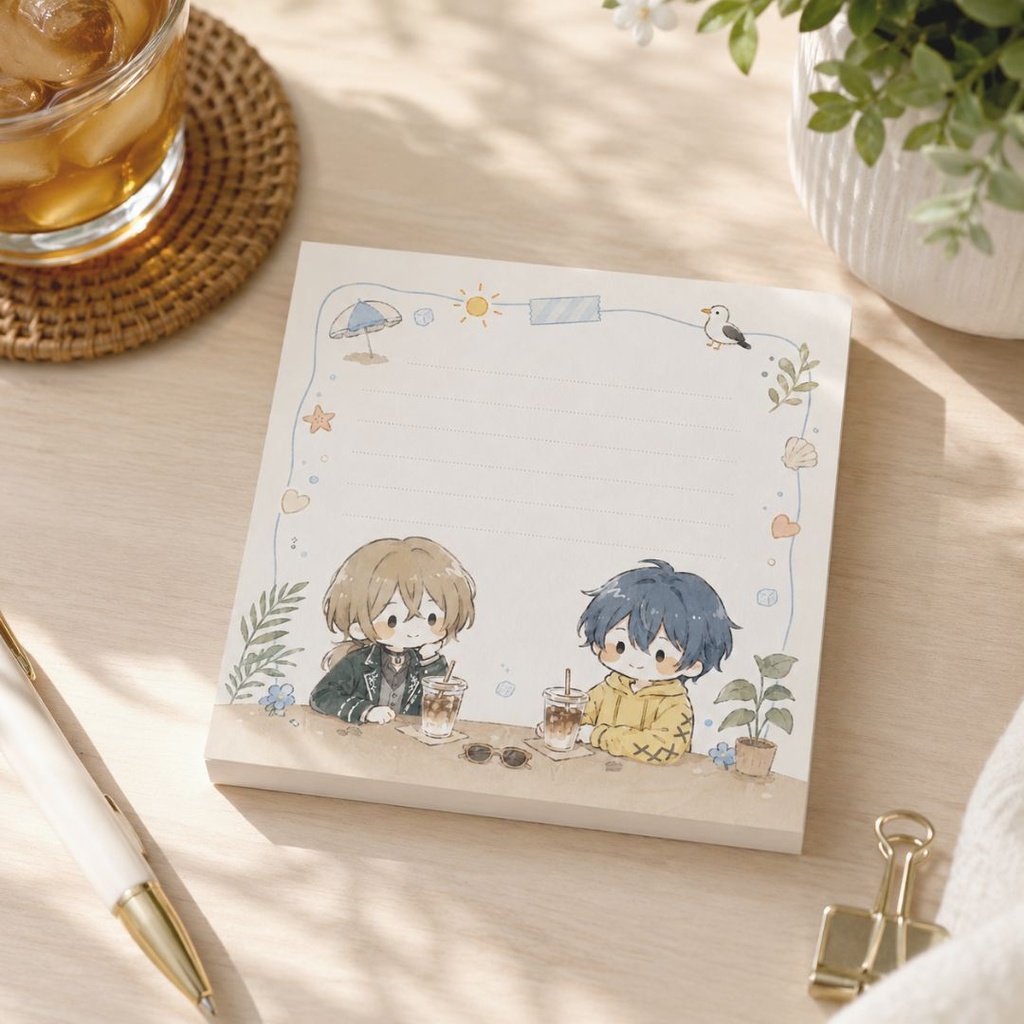 レインとそらのひと夏【全8アイテムセット】|シール・メモ帳・アクキー入り