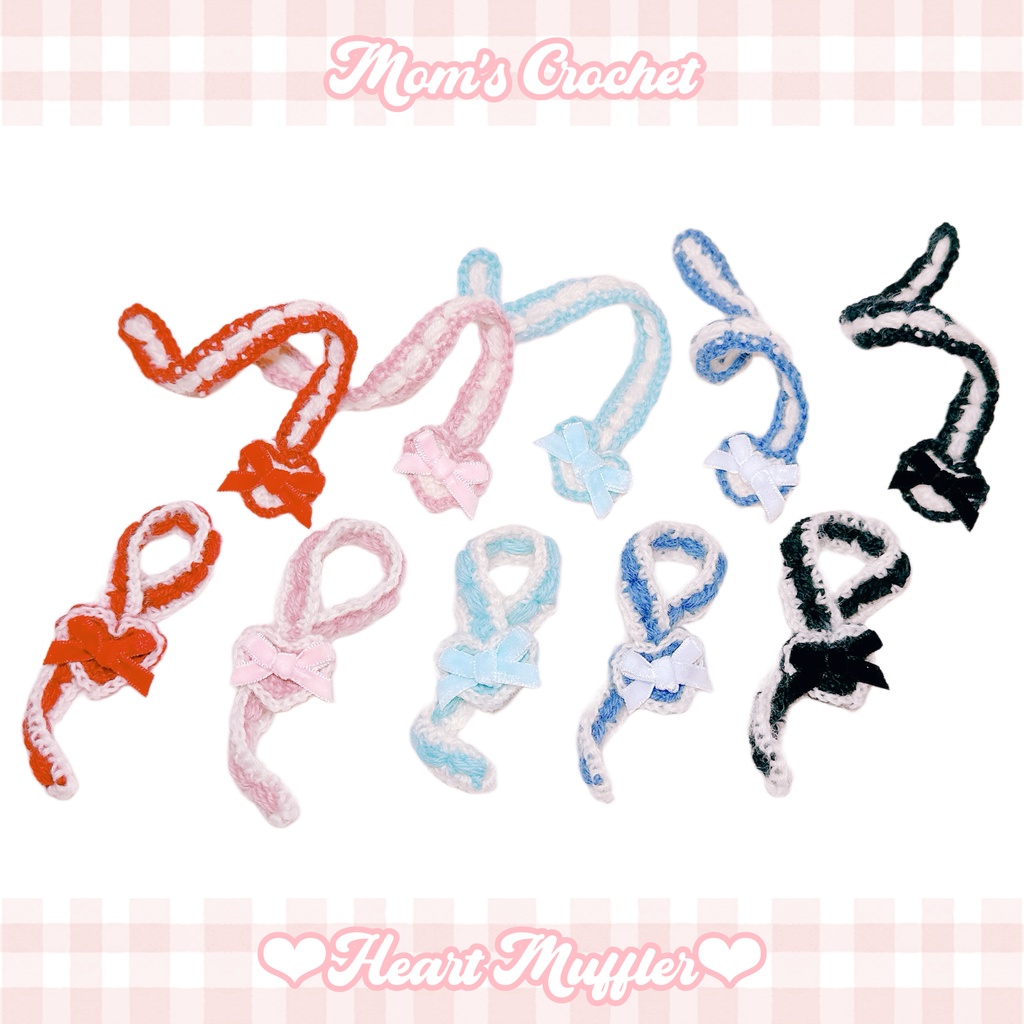 ハートマフラー by mom's crochet(持ち帰り分)