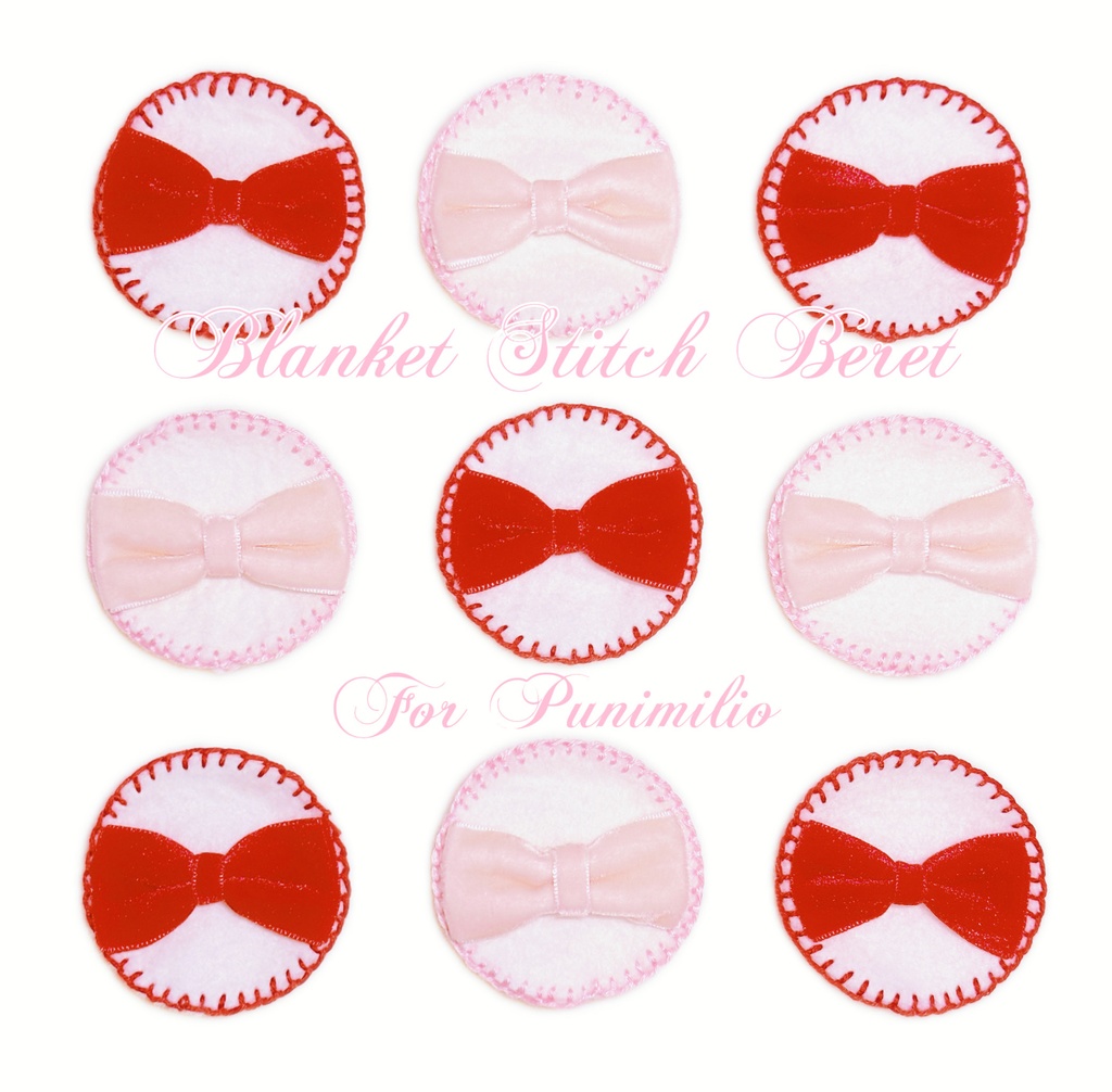 Blanket Stitch Beret(持ち帰り分)