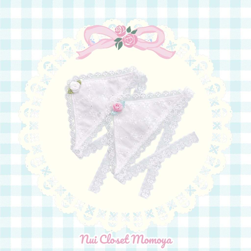 .⋆𝜗𝜚 Petit Rose & Cotton Race Babushka.⋆𝜗𝜚
