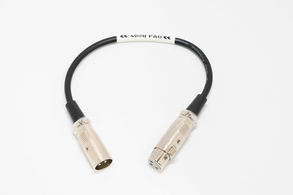 -40dB U-PADケーブル XLR 30cm