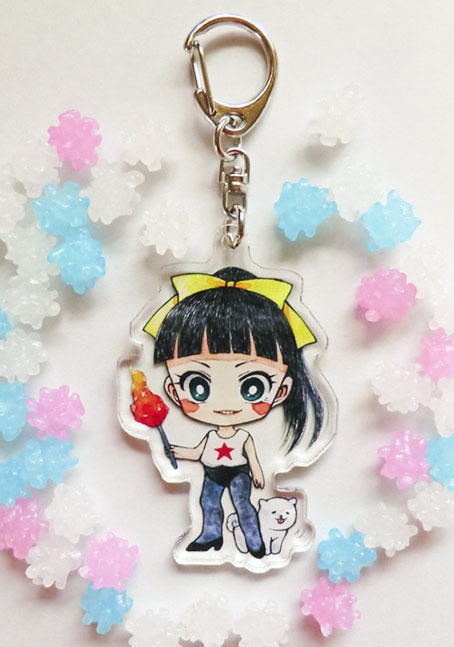 少女椿・カナブンアクリルキーホルダー