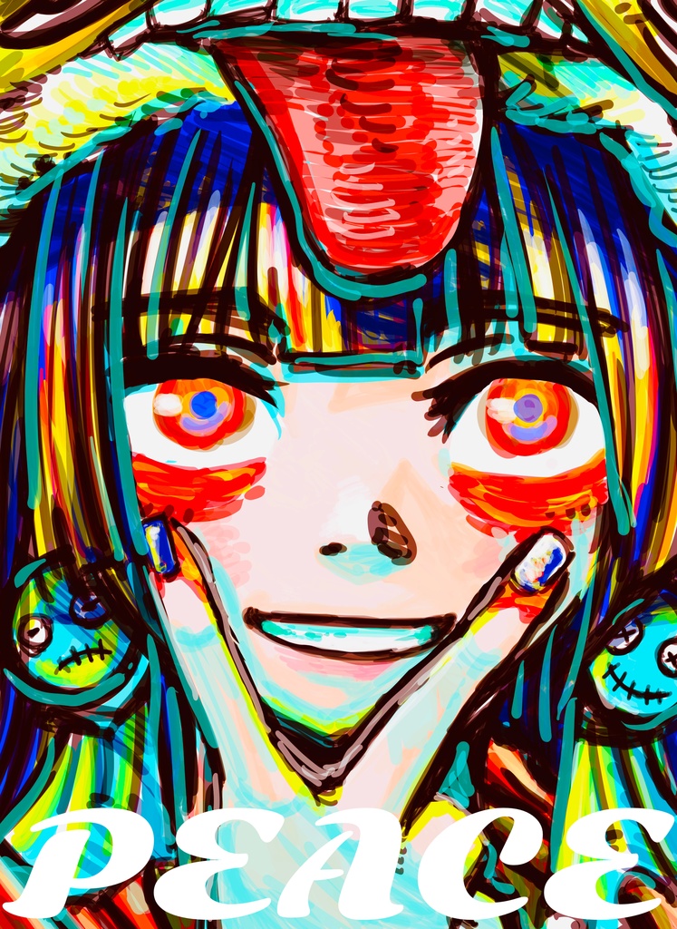 ピースで平和Tシャツ