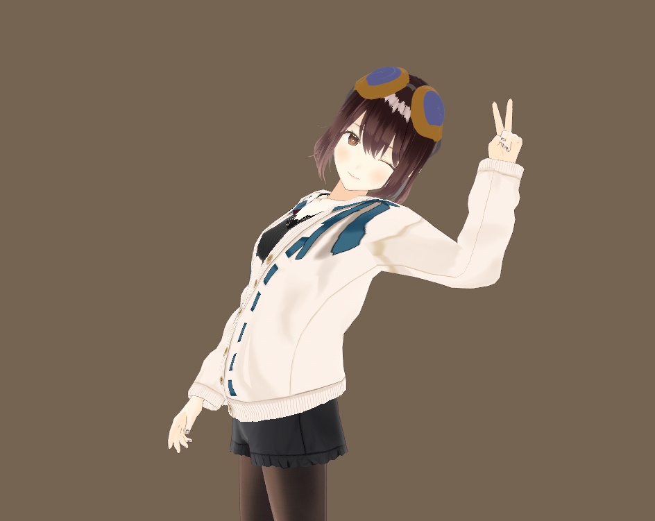 vroid steampunk goggles スチームパンクゴーグル