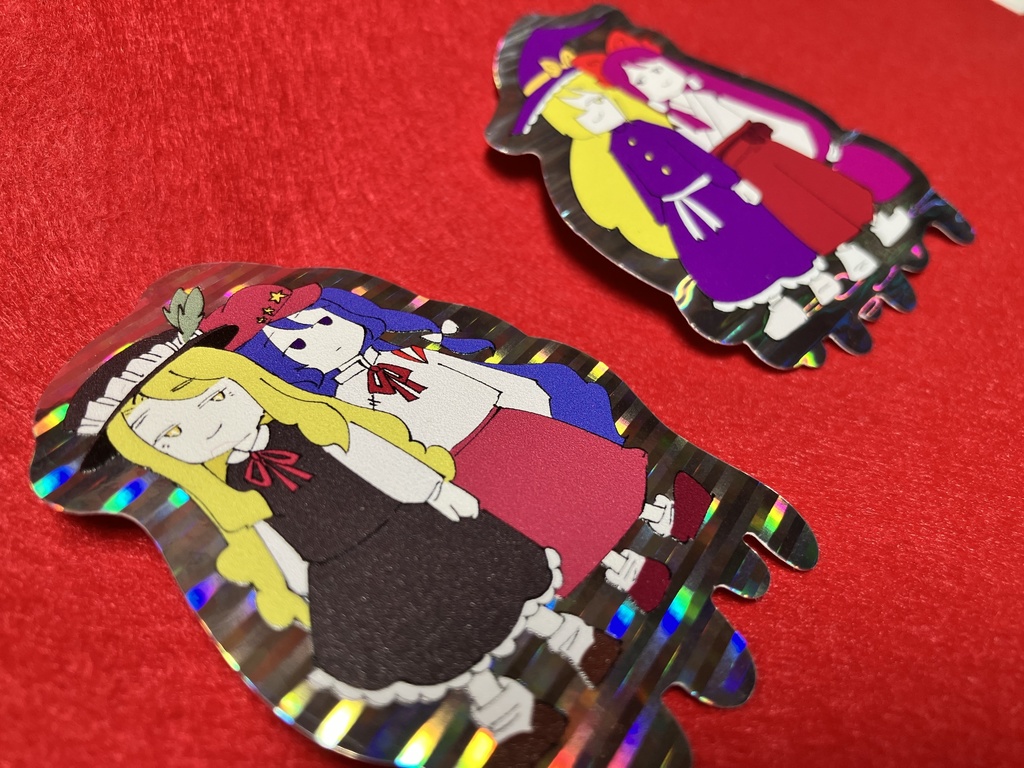 【キラキラ】やべえ女たちのステッカー【正直者御用達】