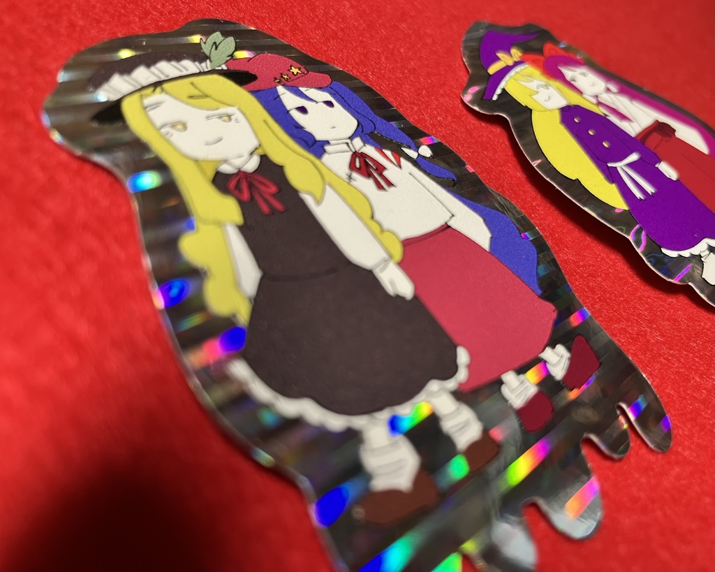 【キラキラ】やべえ女たちのステッカー【正直者御用達】