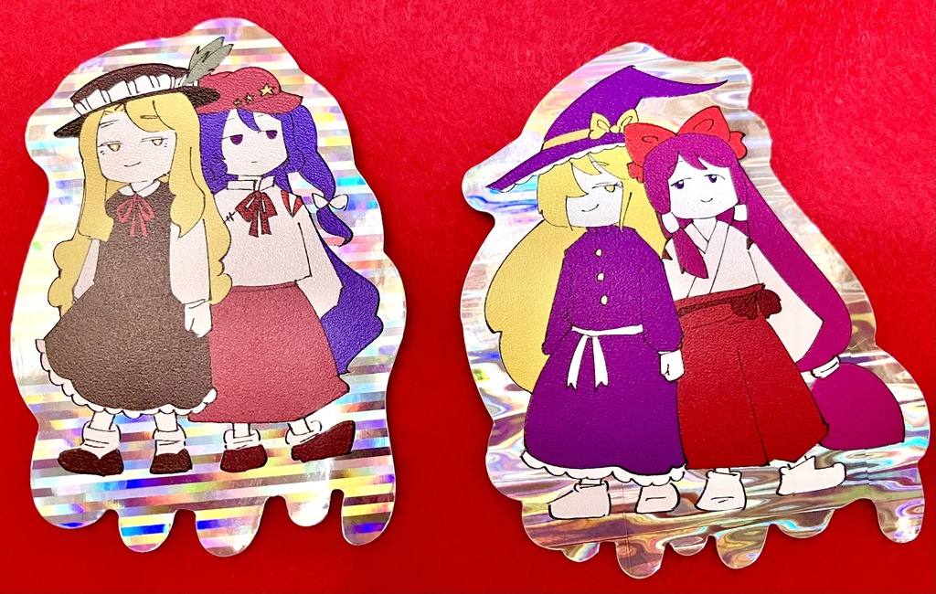 【キラキラ】やべえ女たちのステッカー【正直者御用達】