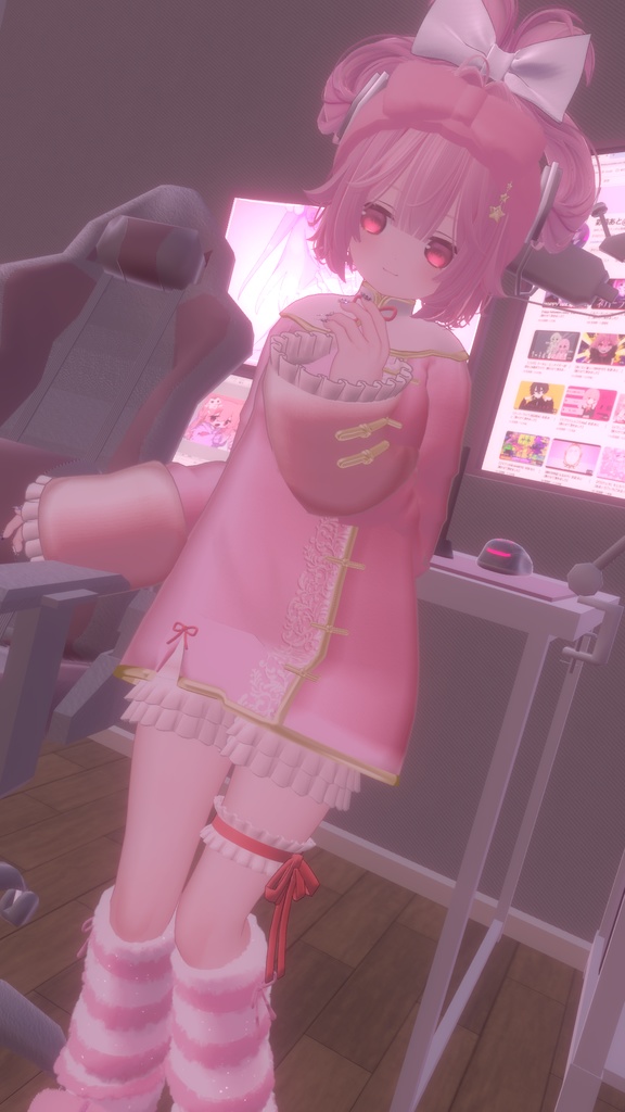 【複数アバター対応】チャイナルームウェア