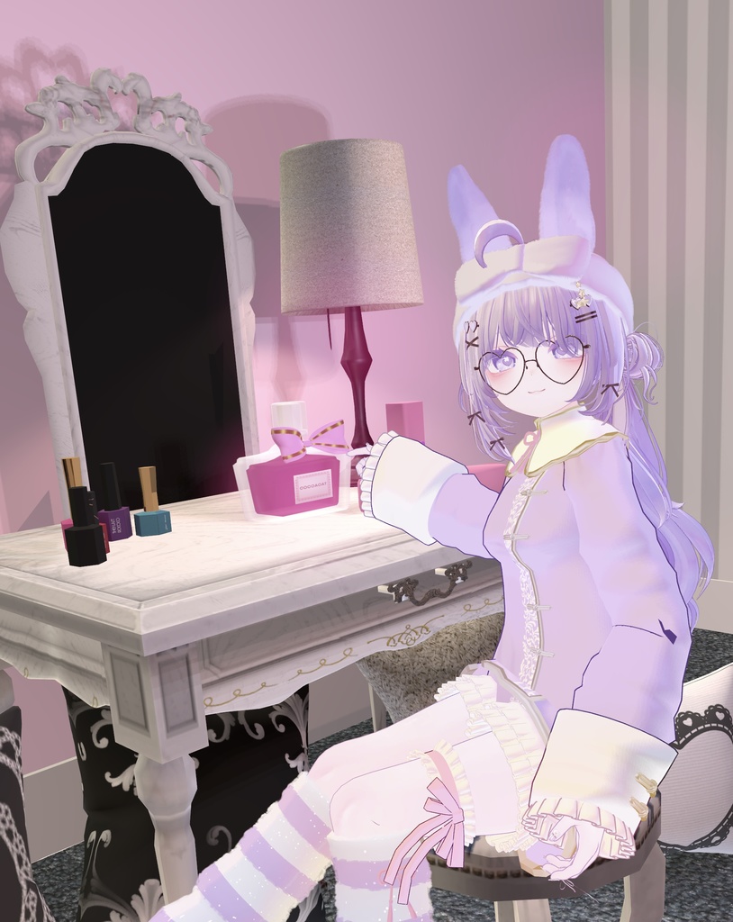 【複数アバター対応】チャイナルームウェア