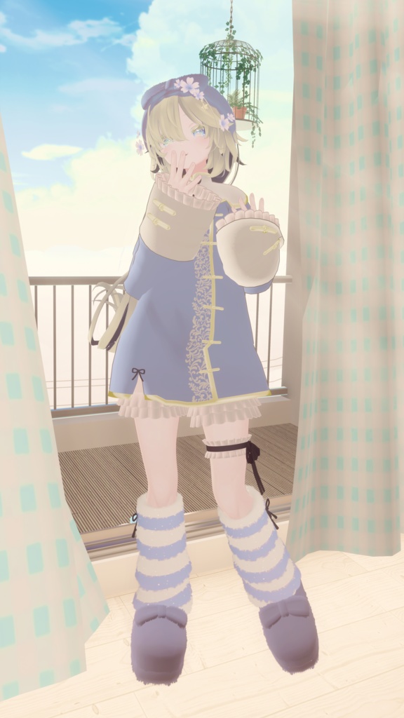 【複数アバター対応】チャイナルームウェア