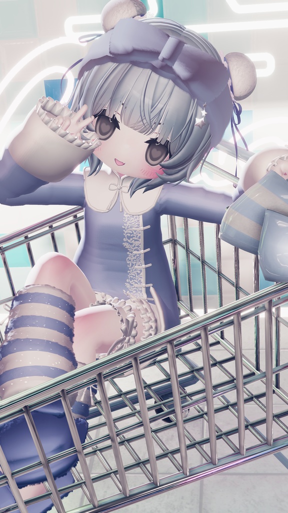 【複数アバター対応】チャイナルームウェア