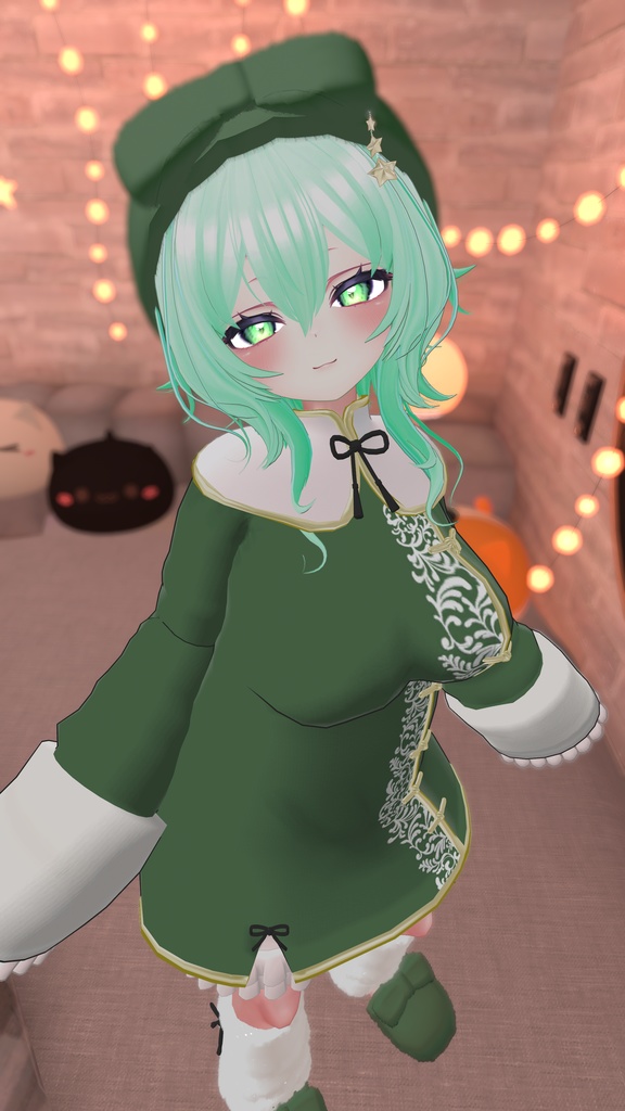 【複数アバター対応】チャイナルームウェア