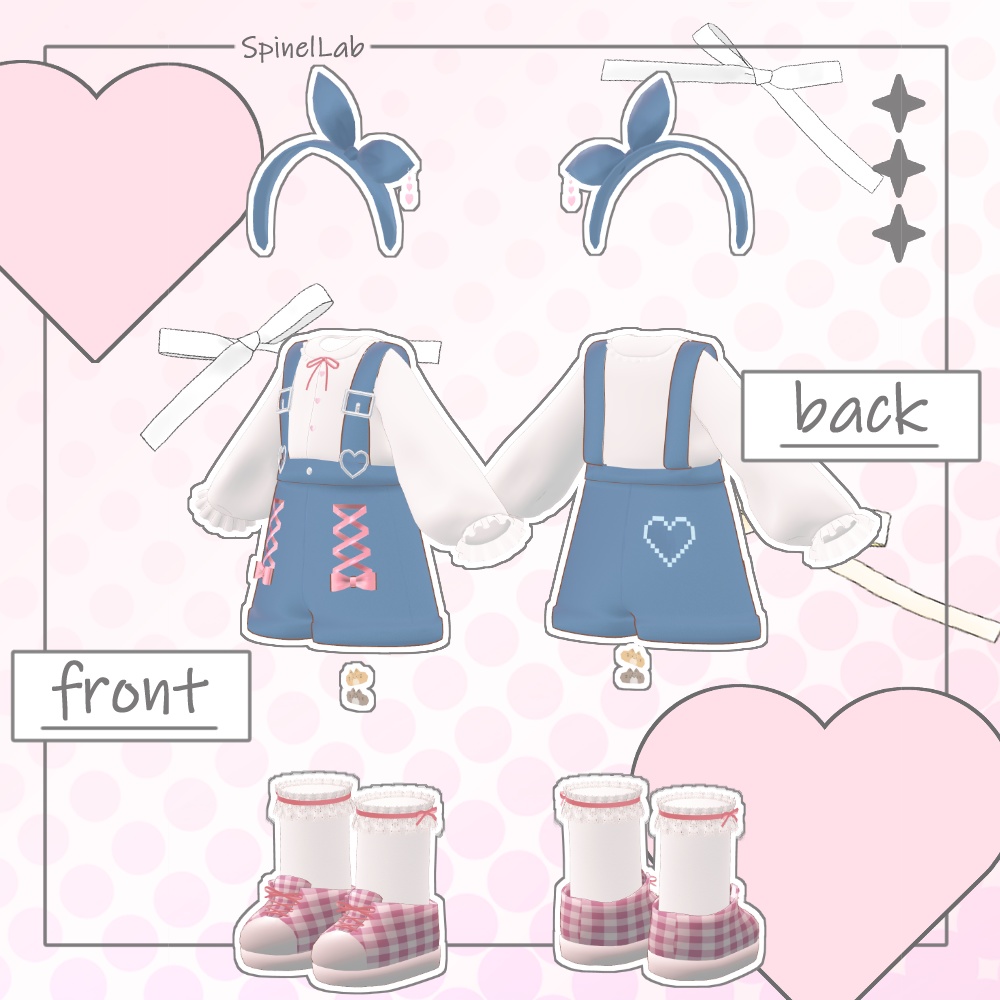 【まめふれんず対応】DreamyOveralls