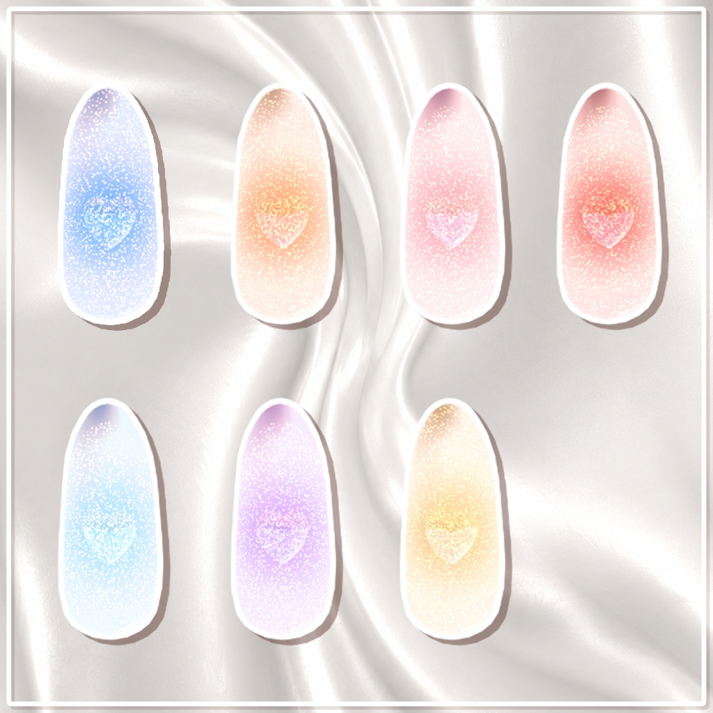 ぷっくりハートねいる
